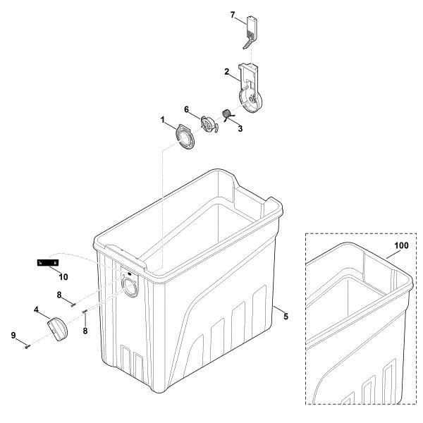 Imagen de E - Recogedor de material triturado GE 135.0 L