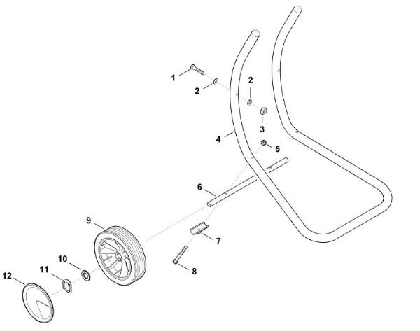 Imagen de C - Pie de rueda GE 260 S