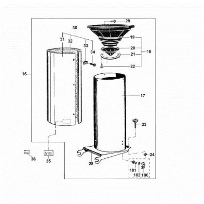 Imagen de E - Canal de alimentacián GE 325, GE 335 GE 320