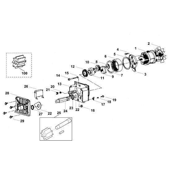 Imagen de E - Motor, equipo de corte GE 35 L