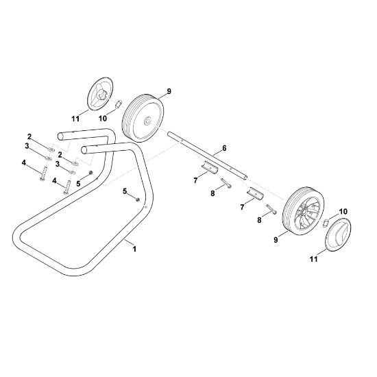 Imagen de C - Pie de rueda GE 35.1 L