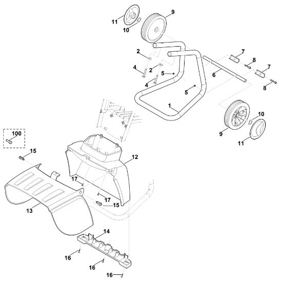 Imagen de C - Pie de rueda GE 35.2 L