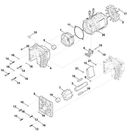Imagen de E - Motor, equipo de corte GE 35.2 L
