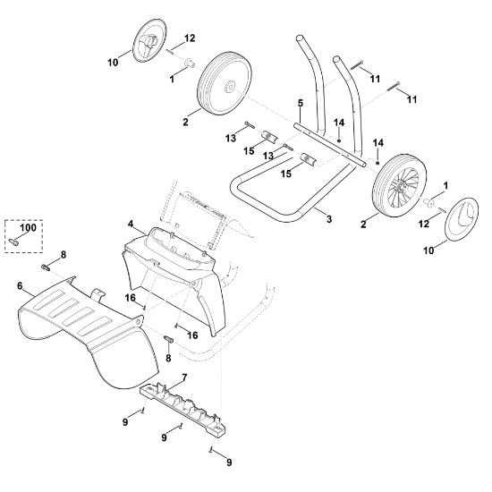 Imagen de D - Pie de rueda GE 355.1