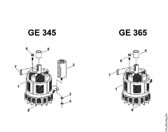 GE GE 365 C - Motor eléctrico de la marca Viking