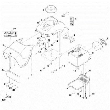 Imagen de B - Carcasa GE 420.1