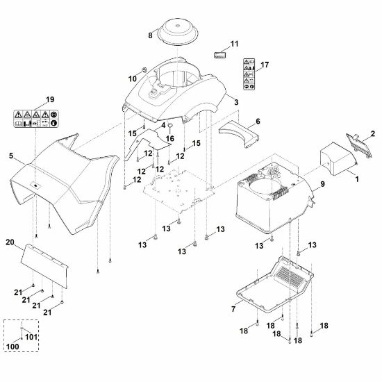 Imagen de B - Carcasa GE 420.1