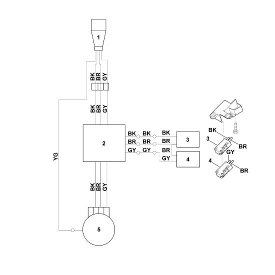 Imagen de I - Esquema de conexiones GE 450 GE 450