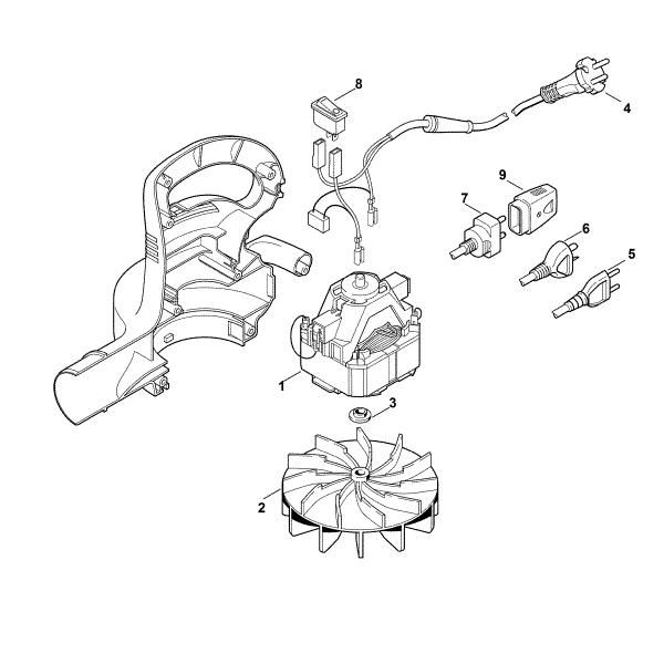 Imagen de A - Motor eláctrico BE 600
