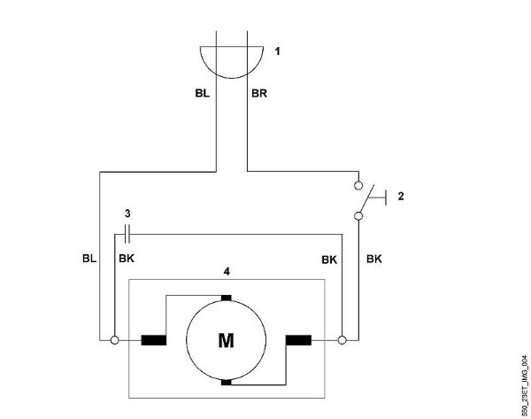 BE BE 600 C - Esquema de conexiones de la marca Viking