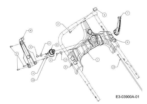Dashboard G 55 VBX 4-IN-1 Cat. 2010 Lawnmower