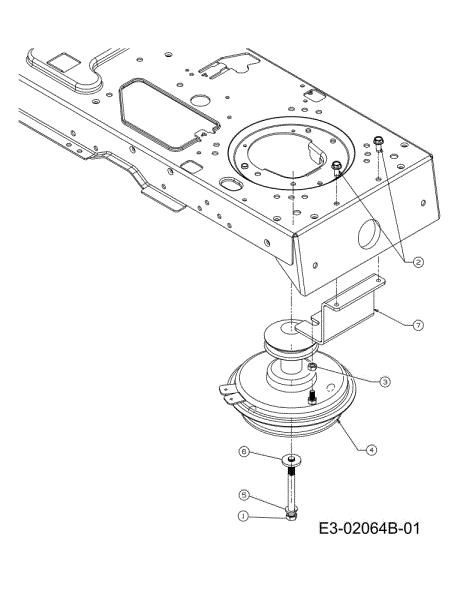 Clutch (Until SN AK239L2XXXX) KROSSER 105/17,5 H Cat. 2010 Garden tractor