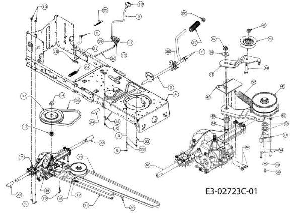 Transmission TORNADO 97/13,5 T Cat.2010 Garden tractor
