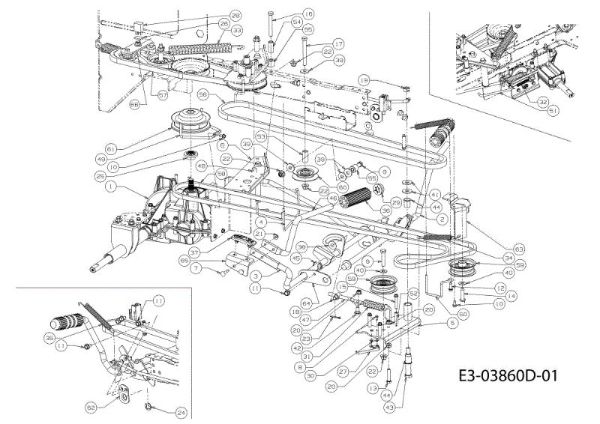 Transmission (2/2) KROSSER 92/15,5 AM Cat.2010 Garden tractor