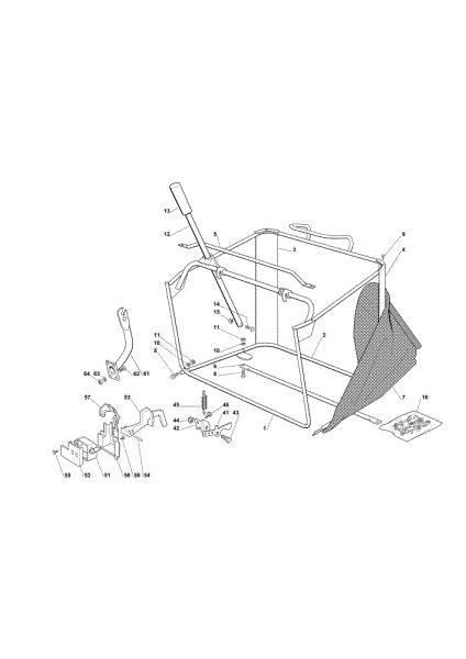Grassbag OM 102C/18,5H Cat.2011 Garden tractor