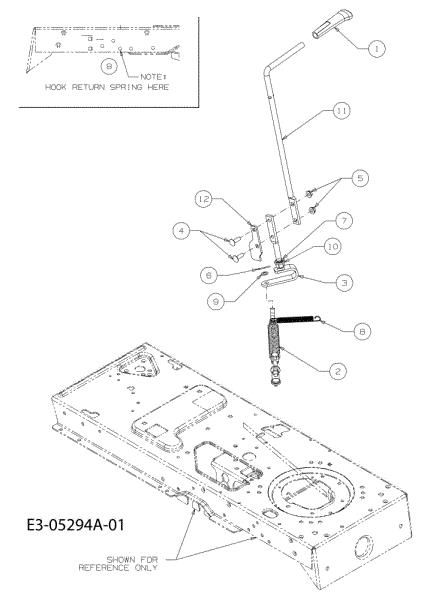 Levers KROSSER 105/17,5 H Cat. 2011 (13XXXXXX636) Garden tractor