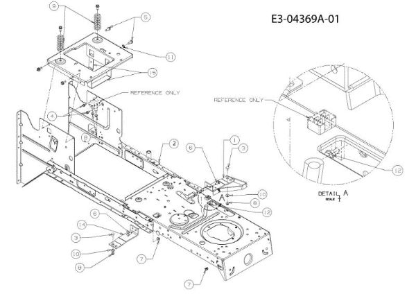 Frame KROSSER 92/13 T Cat.2011 Garden tractor