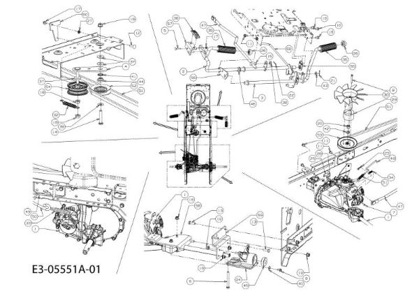 Transmission KROSSER 92/15,5 H Cat.2011 Garden tractor