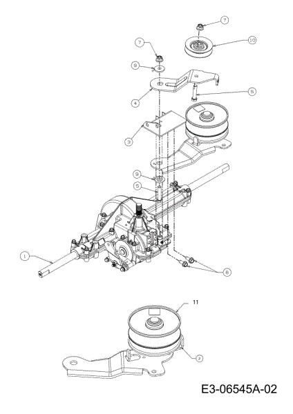 Transmission (2/2) TORNADO 97/13 T Cat.2011 Garden tractor