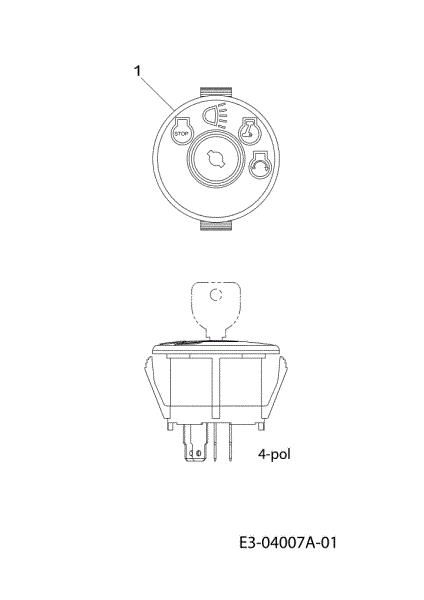 Electric diagram (2/2) TORNADO 108/15,5 T Cat.2011 Garden tractor