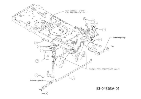 Front axle (1/2) TORNADO 108/18,5 H Cat.2011 Garden tractor