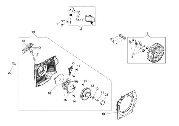 Ignition system GS 650 Chainsaw