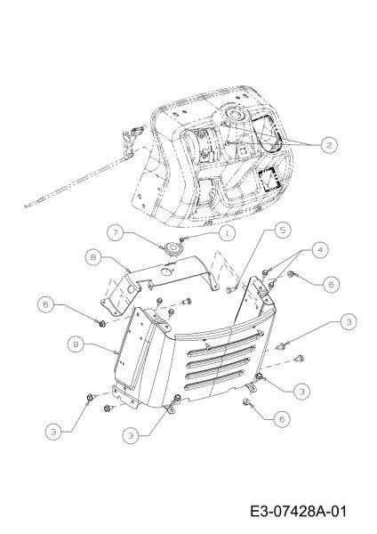 Dashboard (2/2) KROSSER 92/13 T Cat.2012 Garden tractor