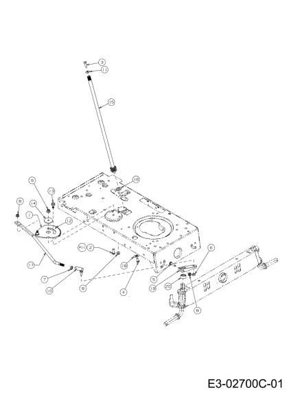 Steering assembly KROSSER 92/15,5 T France Cat.2012 Garden tractor