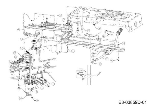 Transmission (2/3) KROSSER 92/15,5 T France Cat.2012 Garden tractor
