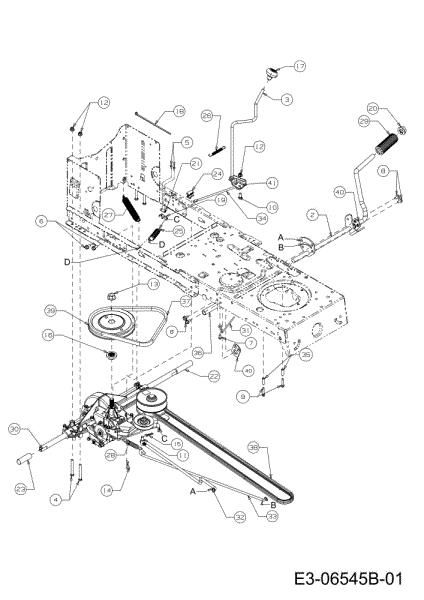 Transmission (1/3) TORNADO 108/15,5 T Cat.2012 Garden tractor