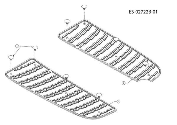 Foot pads TORNADO 97/13 T Cat.2012 Garden tractor