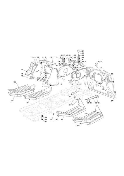 Frame OM 91PLUS/14,5K H Cat.2012 Garden tractor