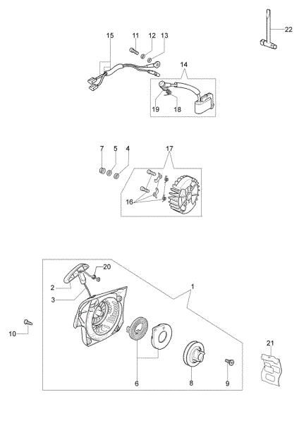 Ignition system GS 440 (Euro 2) Chainsaw
