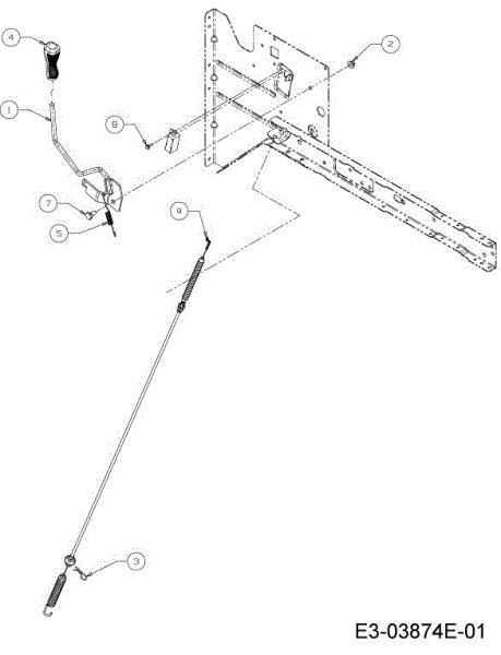 Traction lever KROSSER 80/12,5 T Cat.2013 Garden tractor