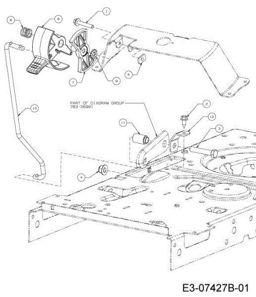 Pedals KROSSER 92/13,5 T Cat.2013 Garden tractor