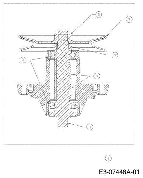 Blades support TORNADO 95/11,5 T Cat.2013 Garden tractor