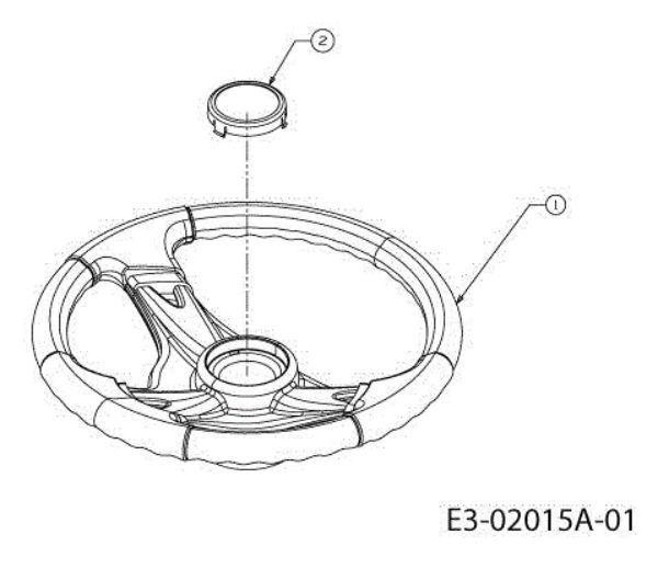 Steering wheel TORNADO 97/13 T Cat.2013 Garden tractor
