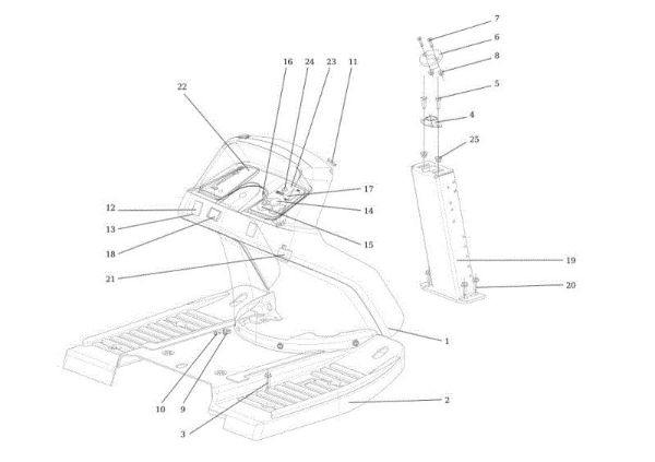 Dashboard OM 106S/24H 4X4 Cat.2013 Garden tractor