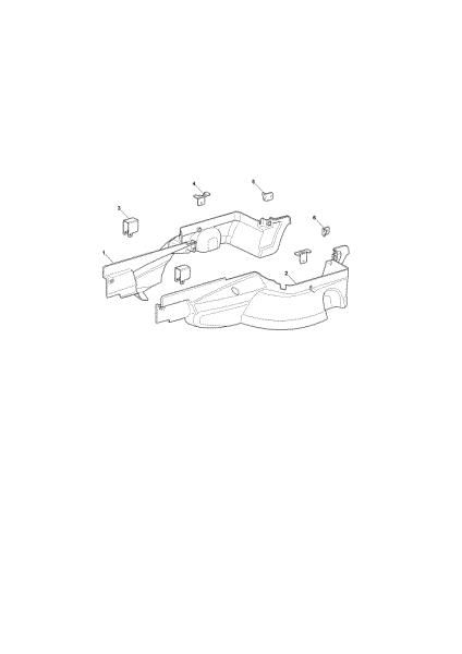 Belt guard (Only for French market) OM 102C/18,5H Cat.2013 Garden tractor