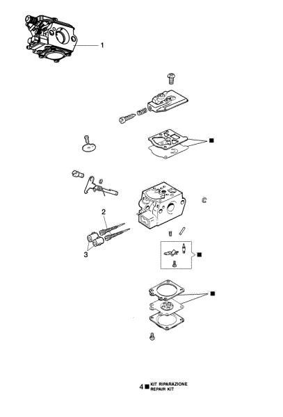 Carburetor WT-1053 BC 430 TL Brushcutter