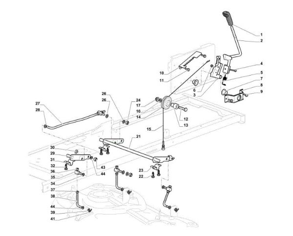 Cutting plate lifting OM 108L/18,5 H Cat. 2014 Garden tractor