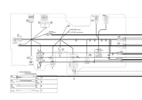 Electric diagram OM 95/16 K H Garden tractor