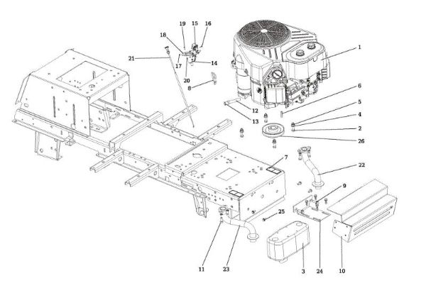 Engine OM 106/24 KH (K2400AVD V-Twin) Cat. 2016 Garden tractor