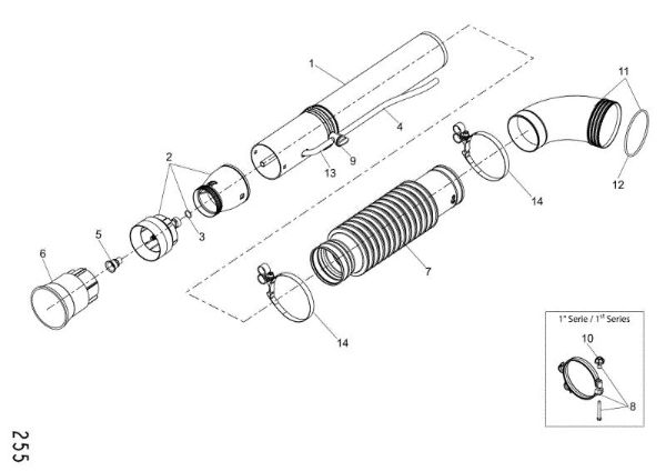 Extension hose MB 90 Mistblower