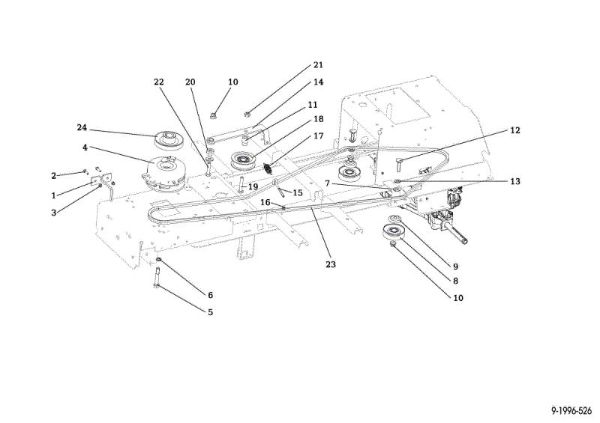 Clutch pulley OM 92/13H Cat. 2017 Garden tractor