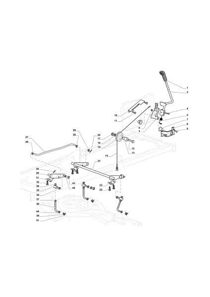 Cutting plate lifting OM 98L/14,5 K H Cat. 2017 Garden tractor