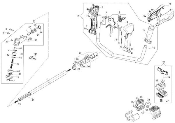 Transmission BC 241 T Brushcutter