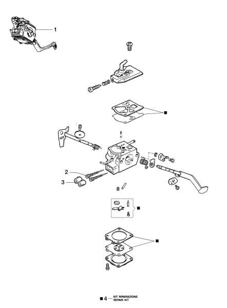 Carburetor BC 241 HL Hedgetrimmer