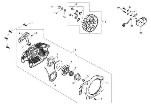 Ignition system GS 41 (Euro 1) Chainsaw