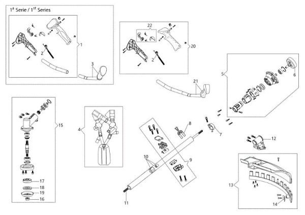 Transmission D.28 mm (01-01-2020) BCH 40 T Brushcutter